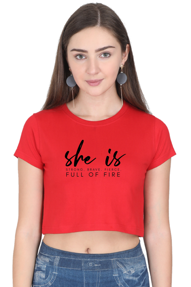 Full of Fire Crop Top