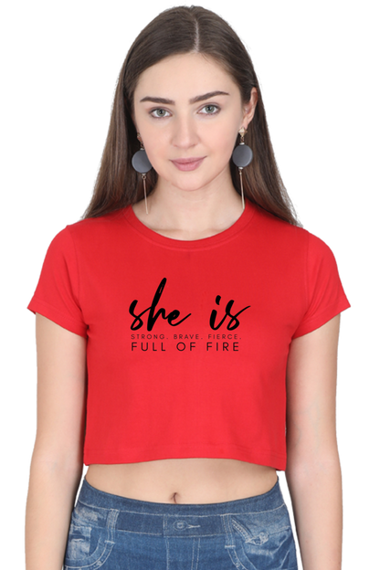 Full of Fire Crop Top