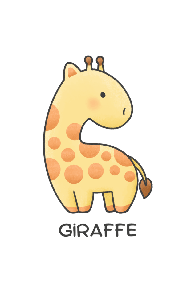 Cute Giraffe Crop Top