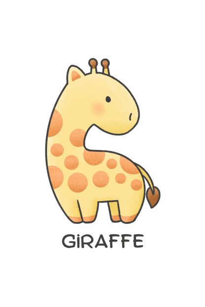 Cute Giraffe Crop Top