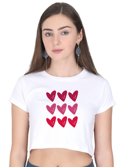 Full of Hearts Crop Top