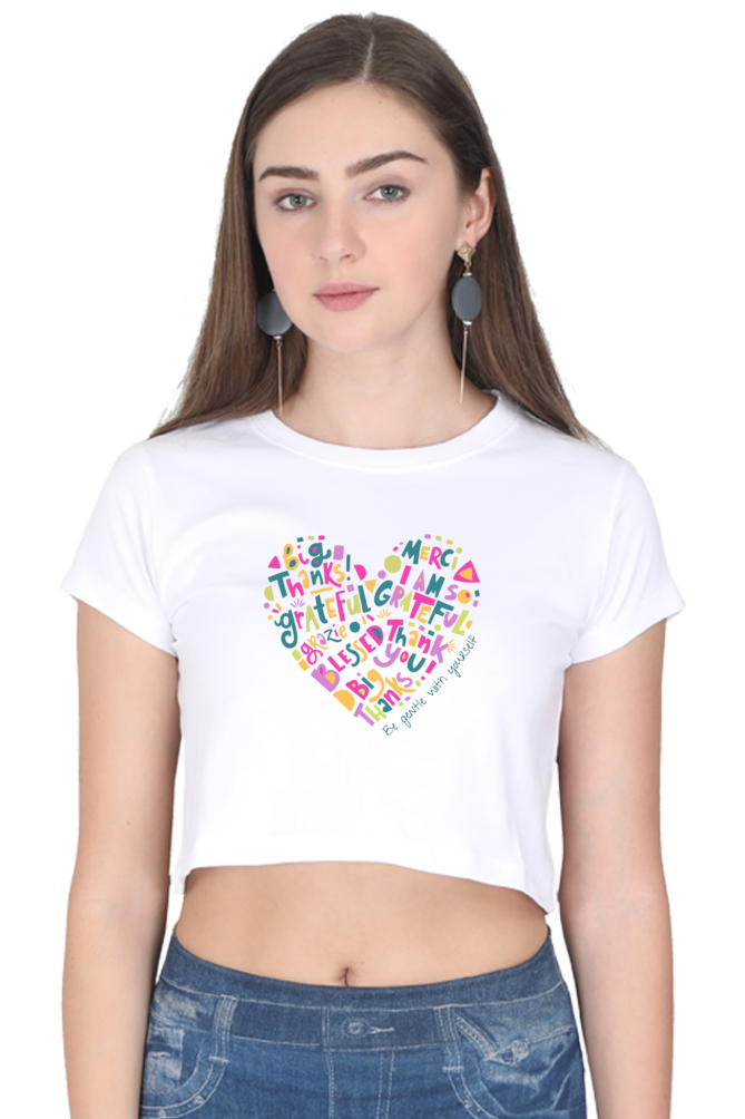 Grateful Heart Crop Top