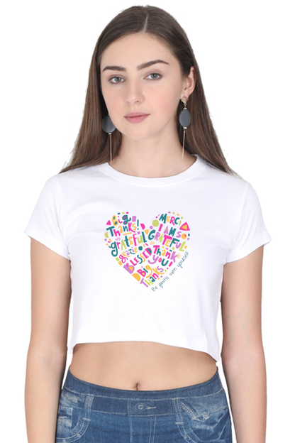 Grateful Heart Crop Top