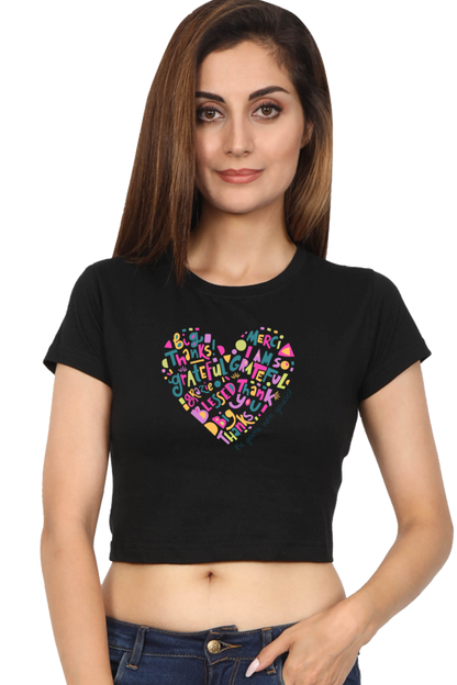 Grateful Heart Crop Top