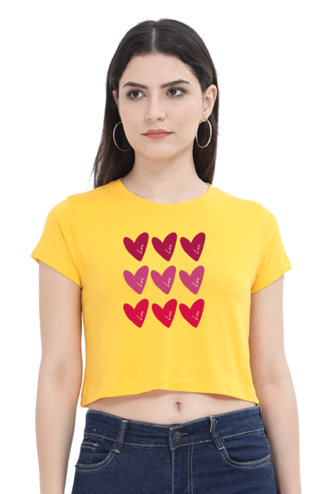 Full of Hearts Crop Top