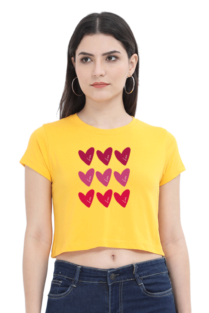 Full of Hearts Crop Top