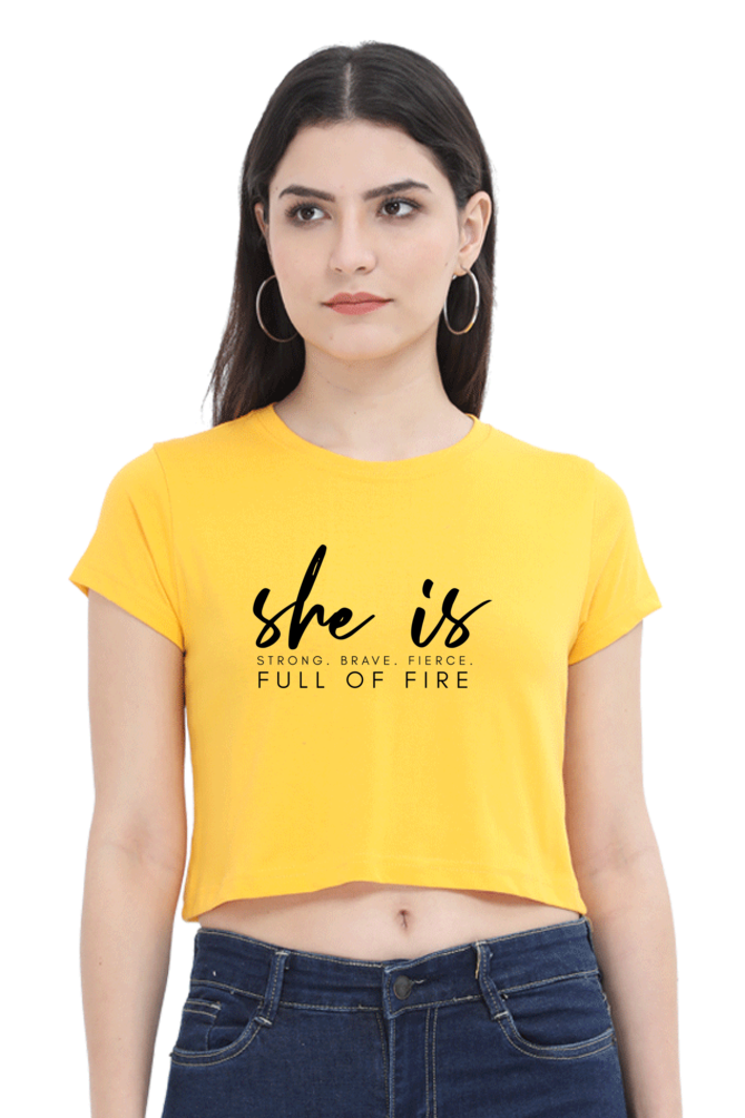 Full of Fire Crop Top