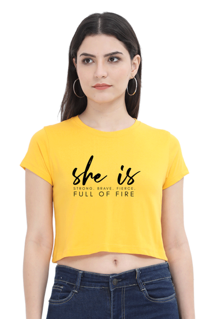 Full of Fire Crop Top