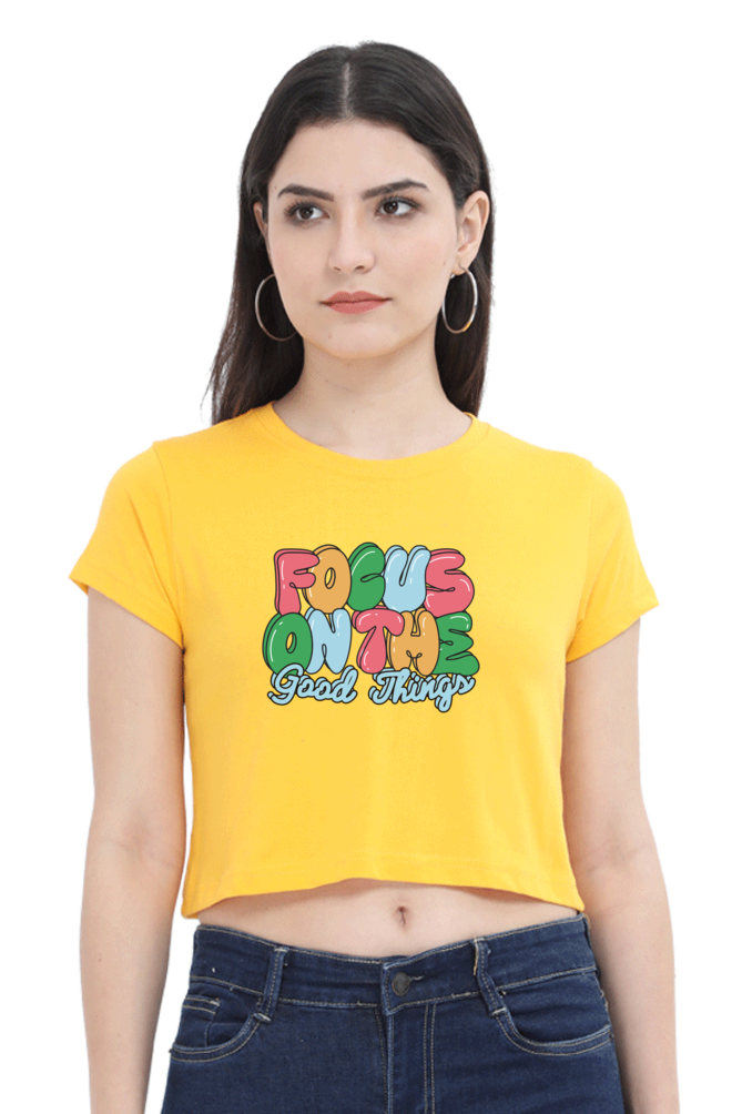 Focus on Good Crop Top