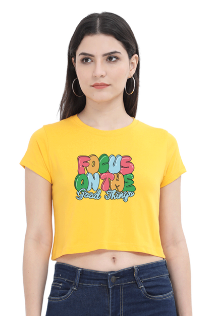 Focus on Good Crop Top