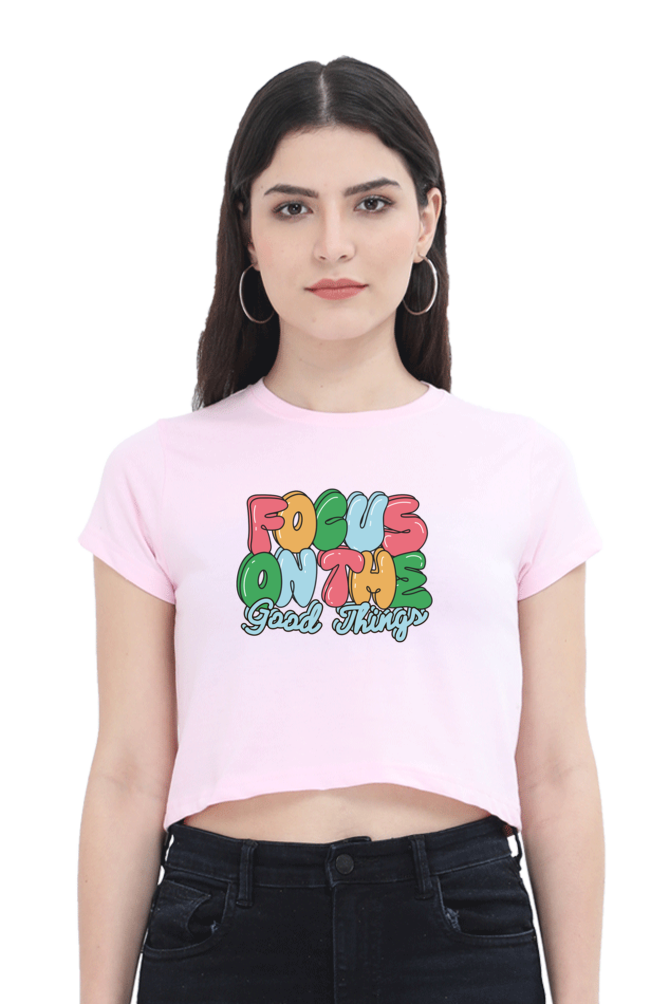 Focus on Good Crop Top