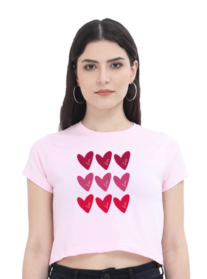 Full of Hearts Crop Top