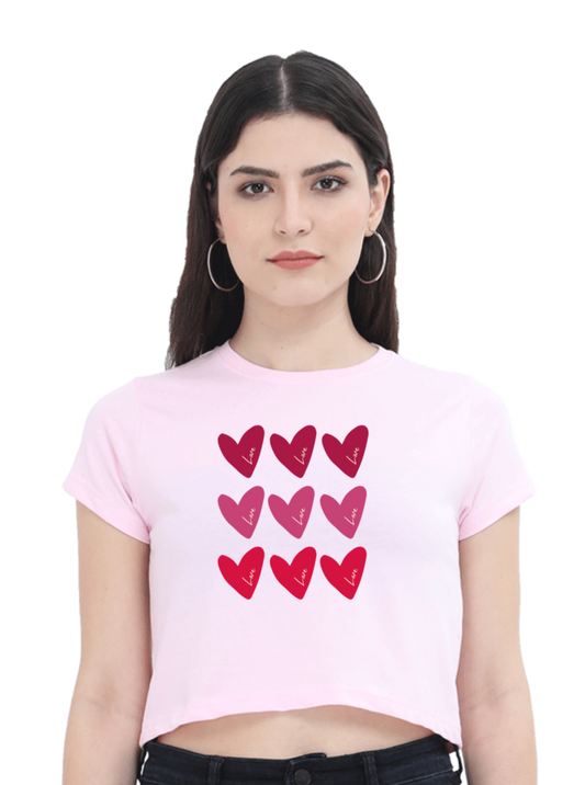 Full of Hearts Crop Top