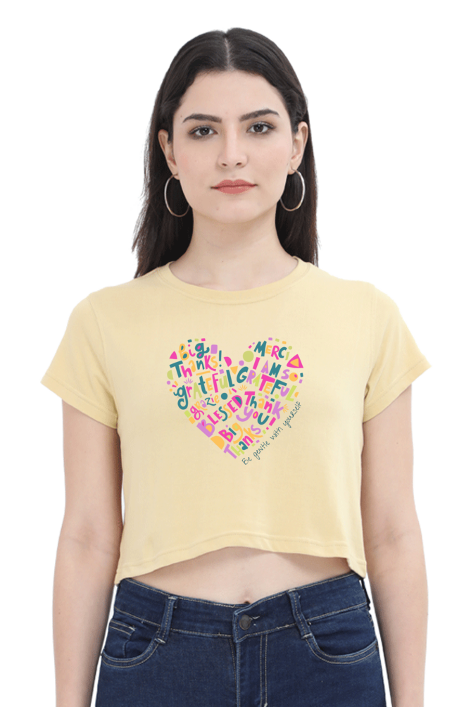 Grateful Heart Crop Top