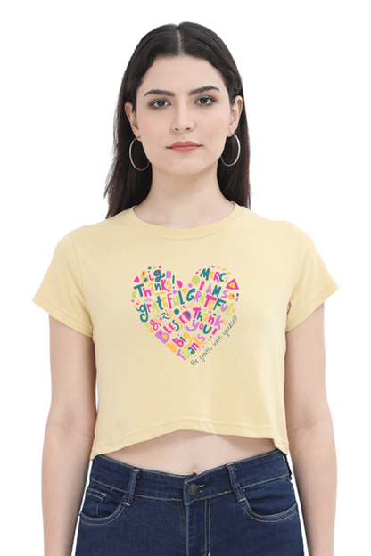 Grateful Heart Crop Top