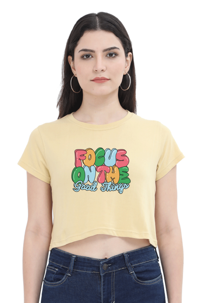 Focus on Good Crop Top