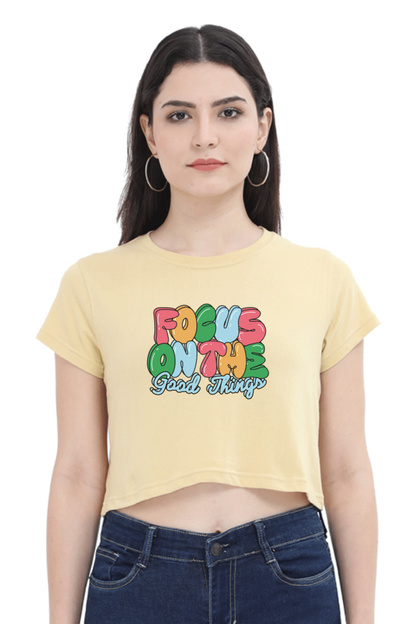 Focus on Good Crop Top