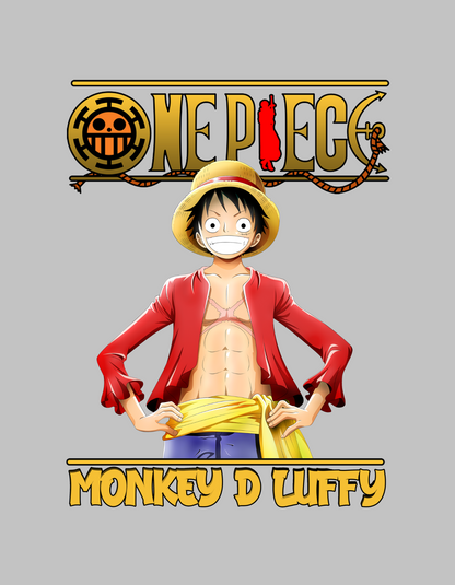 Monkey D. Luffy Grey T-Shirt