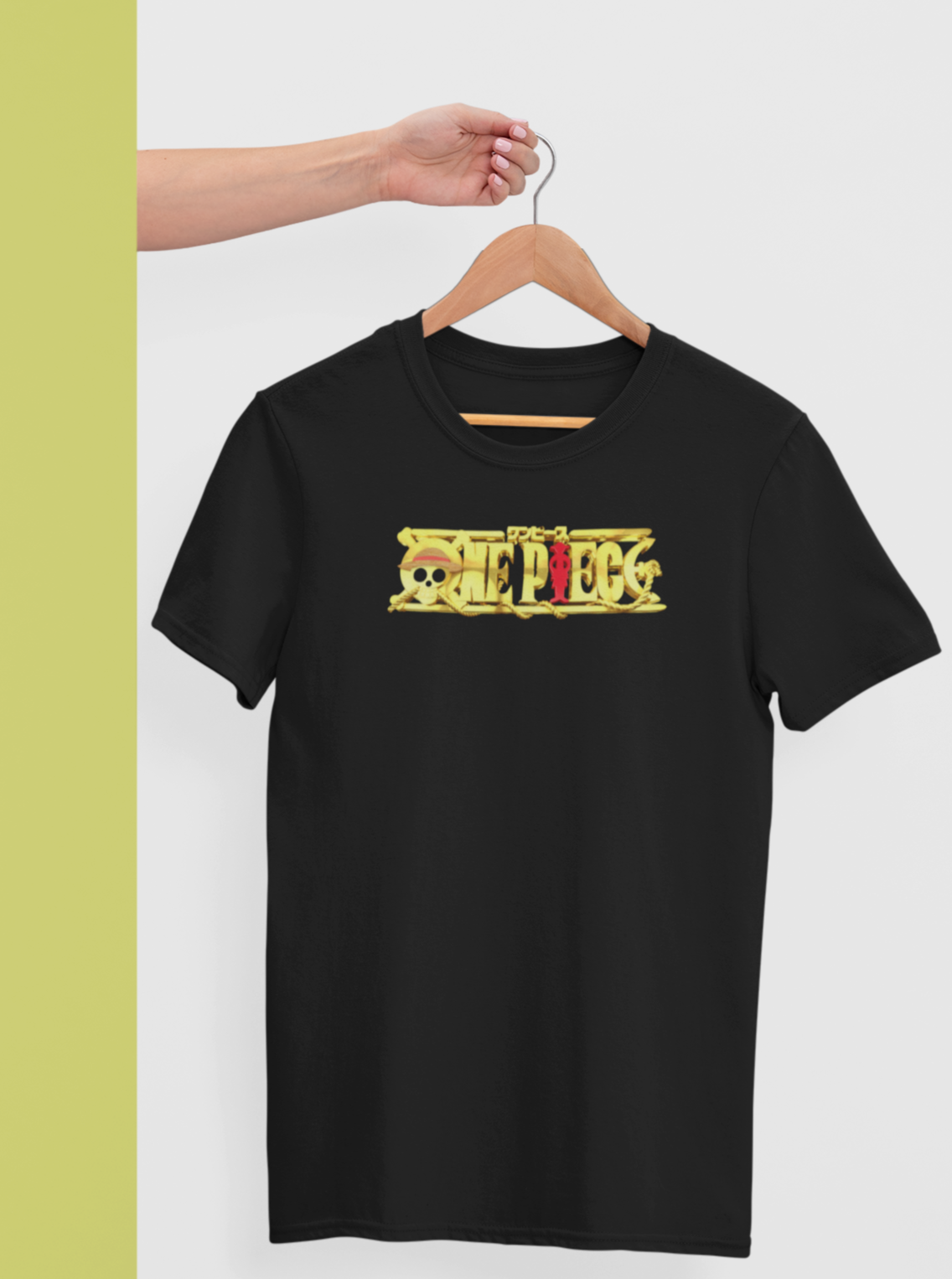 One Piece Black T-Shirt